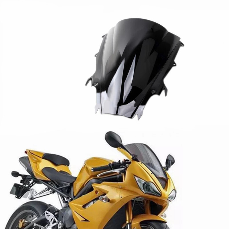Black Windscreen for Triumph 2009 2010 2011 2012 Daytona 675 Windshield Shields