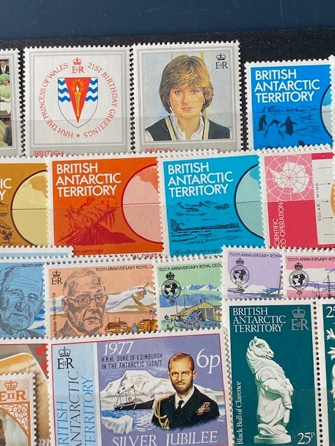 COLLECTION BRITISH ANTARCTIC TERRITORY POSTAGE STAMPS,DIFFERENT TOPICS MNH