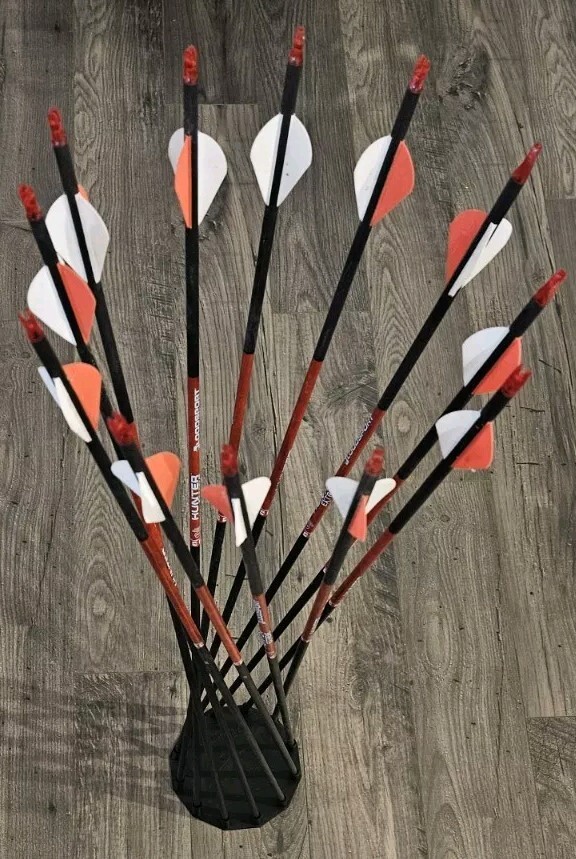 Archery Arrow Fletching Rack Stand