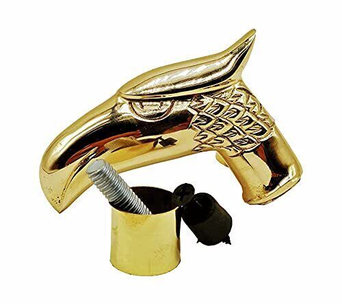 Solid Brass Vintage Cane Walking Stick Handle Eagle Head Cast Brass new handmade