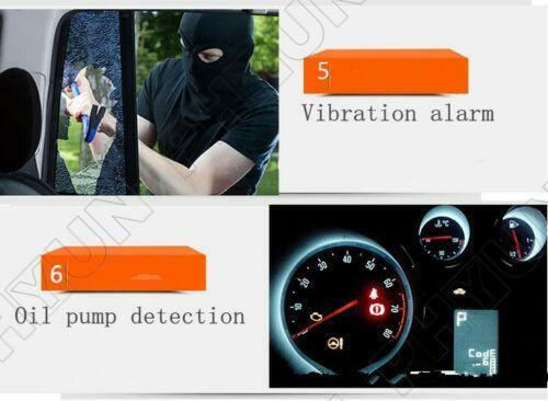 Car Alarm System Security Vibration Alarm Ignition Engine Remote Start Button US