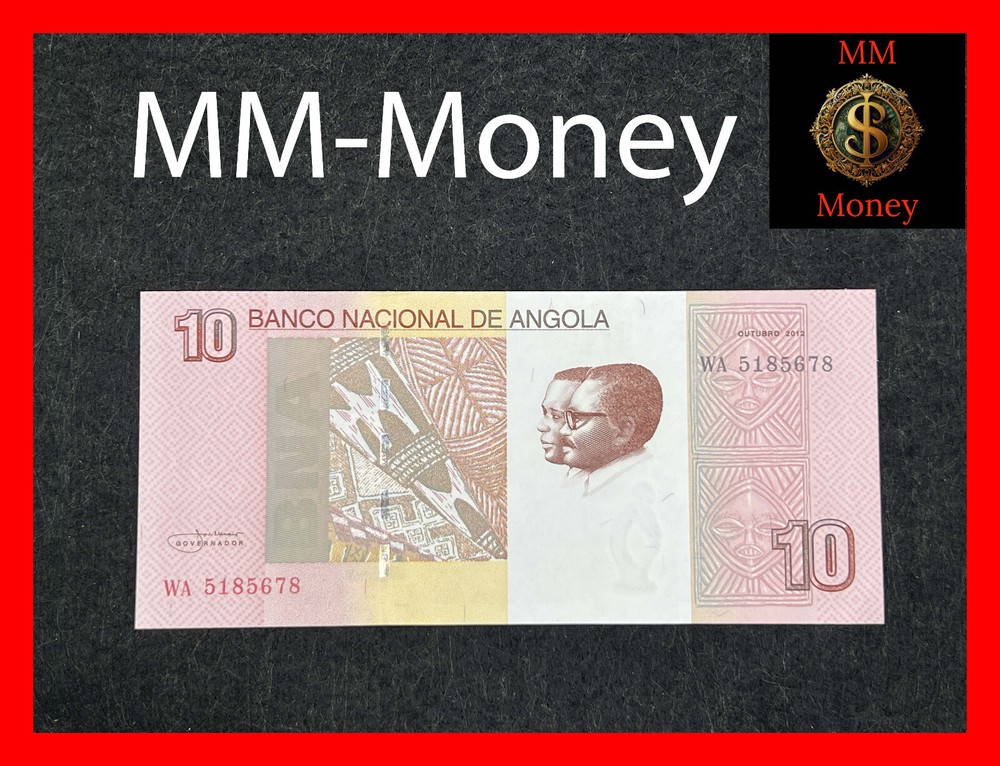 ANGOLA 10 Kwanzas 2012 P. 151B UNC [MM-MONEY]