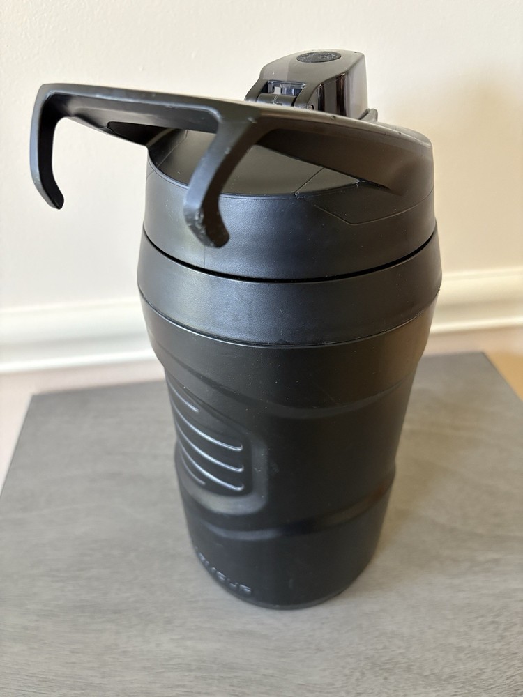 Under Armour Playmaker 64oz Water Jug With Hook, Black, Used