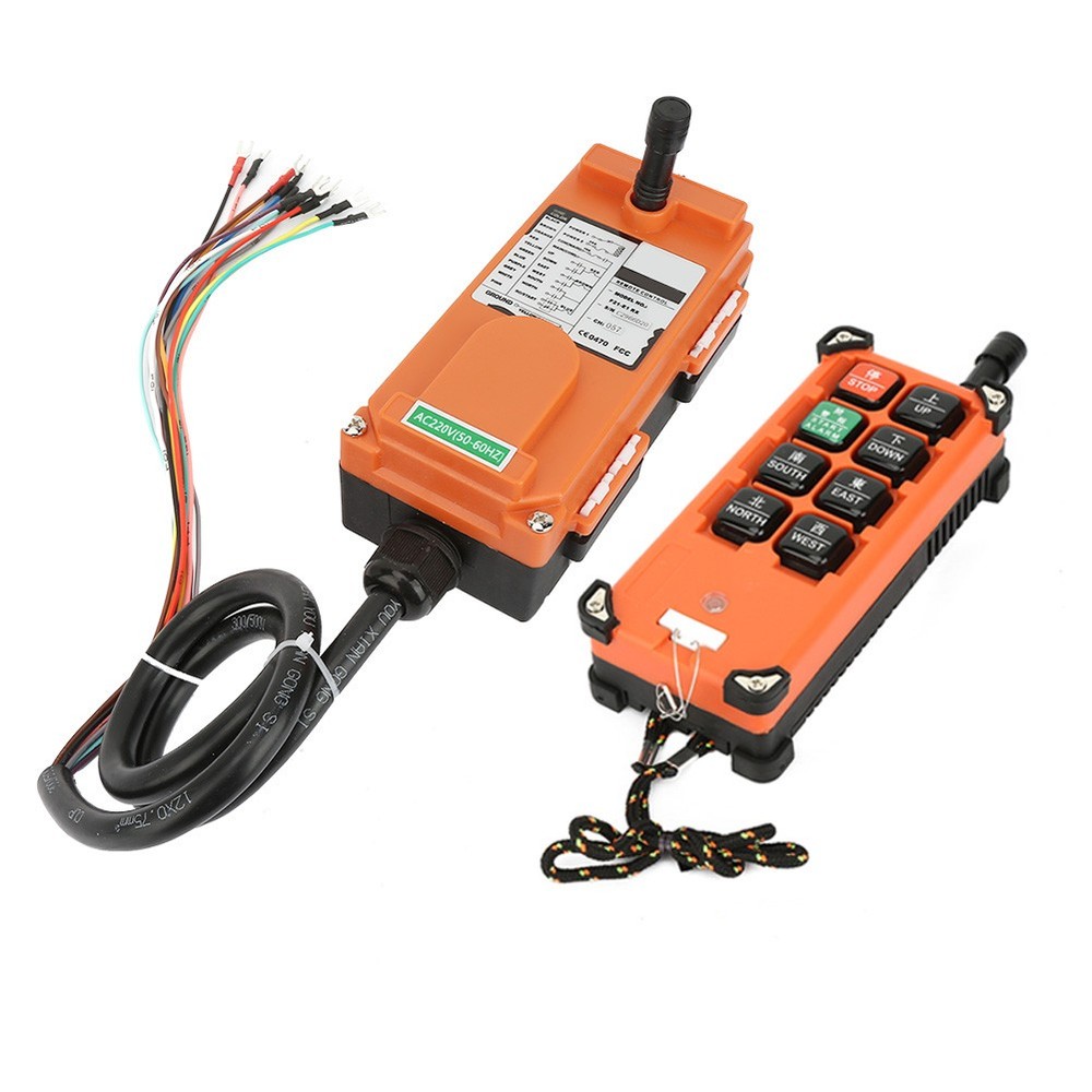 Wireless Remote Controller Hoist Remote Control 2 Transmitter 1 Receiver 220v