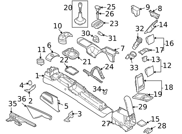 Genuine Volkswagen Armrest Assembly Nut N-903-019-01