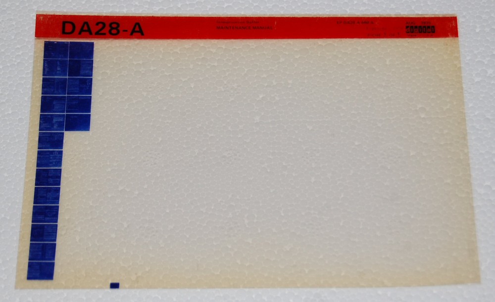 DEC DA28-A Interprocessor Buffer Maintenance Manual, Microfiche