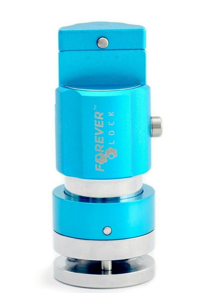 THE FOREVER LOCK - UNPICKABLE MOTORCYCLE DISC LOCK (BLUE) (Upgraded V.2)