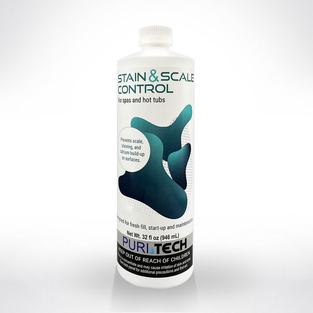 Puri Tech Spa Stain & Scale Control Prevents Scale Staining on Surfaces 32oz