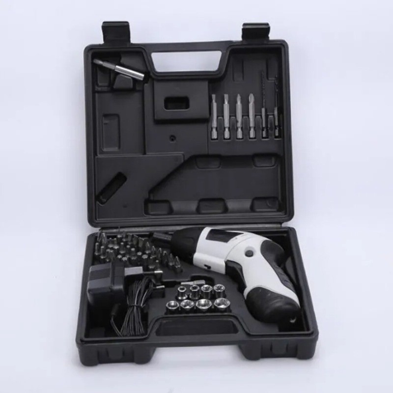 4.2V Cordless Screwdriver, 45-Piece Set, Multi-Function Cordless Drill