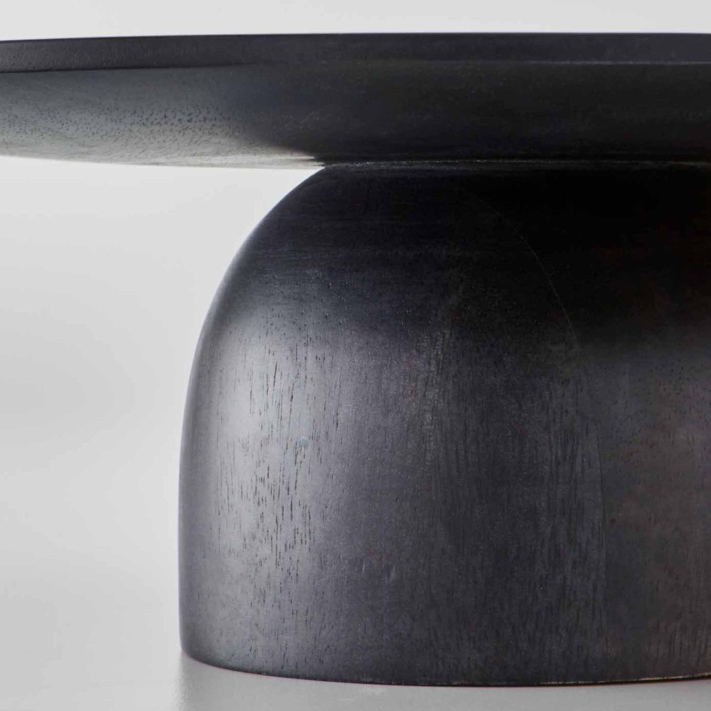 Better Homes & Garden Black Wood Cake Stand