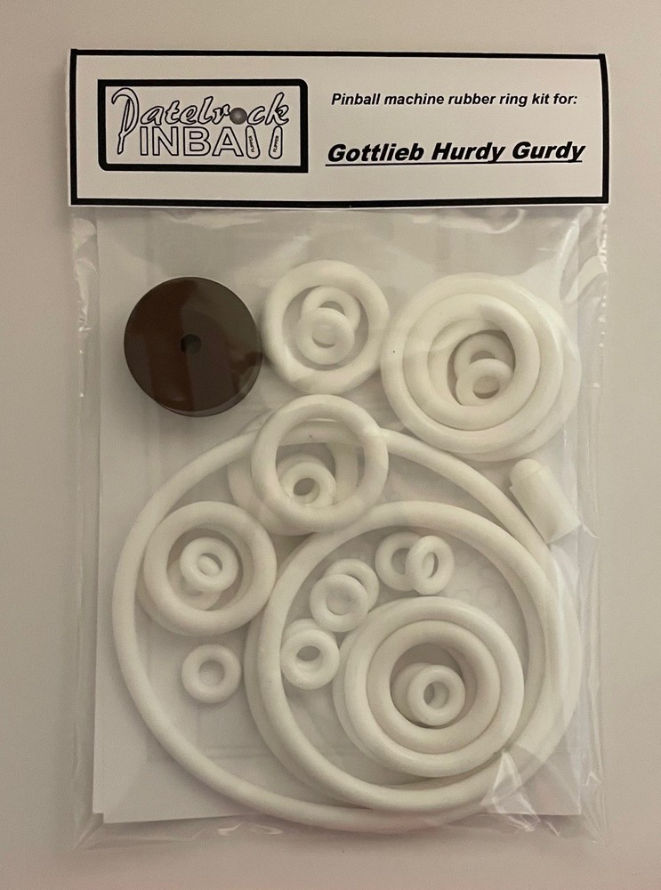 1966 Gottlieb Hurdy Gurdy Pinball Machine Rubber Ring Kit