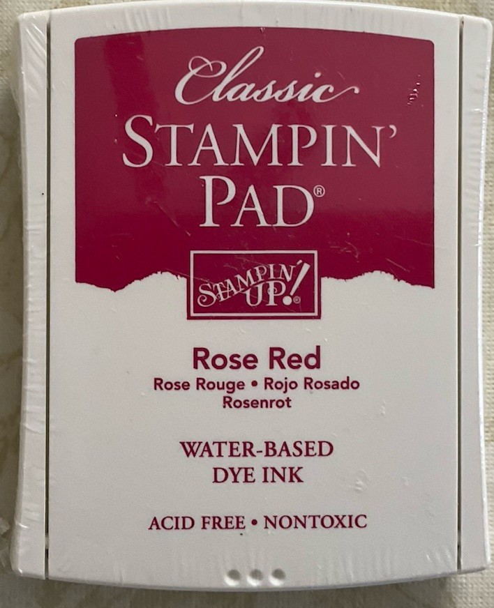 Stampin' Up! Classic Stamp Ink Pad ~ ROSE RED ~ SEALED