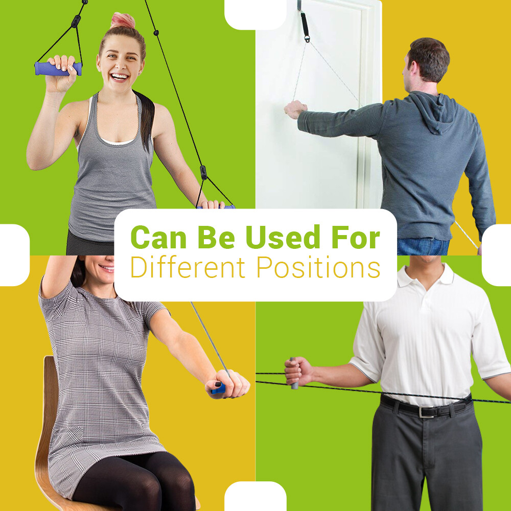 BodyHealt Overhead Shoulder Pulley Therapy Exercise Pulley System (Strap)