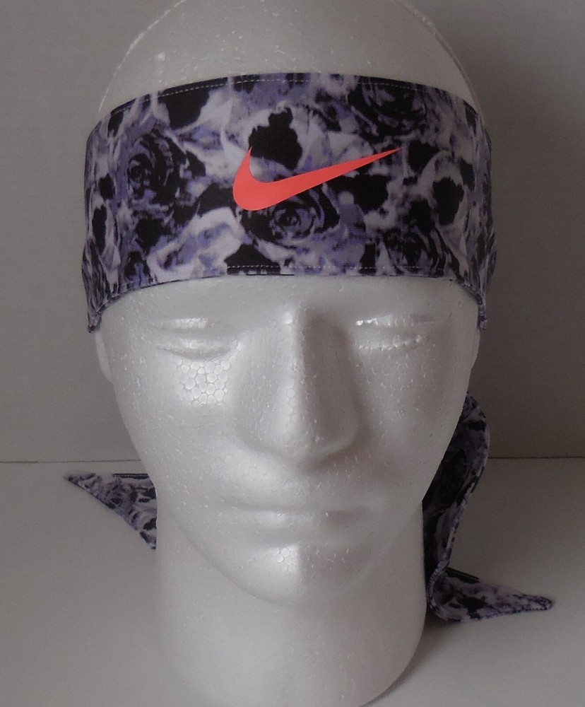 Nike Skylar Diggins Head Tie Printed Reversible Chalk Blue/Black/Bright Mango