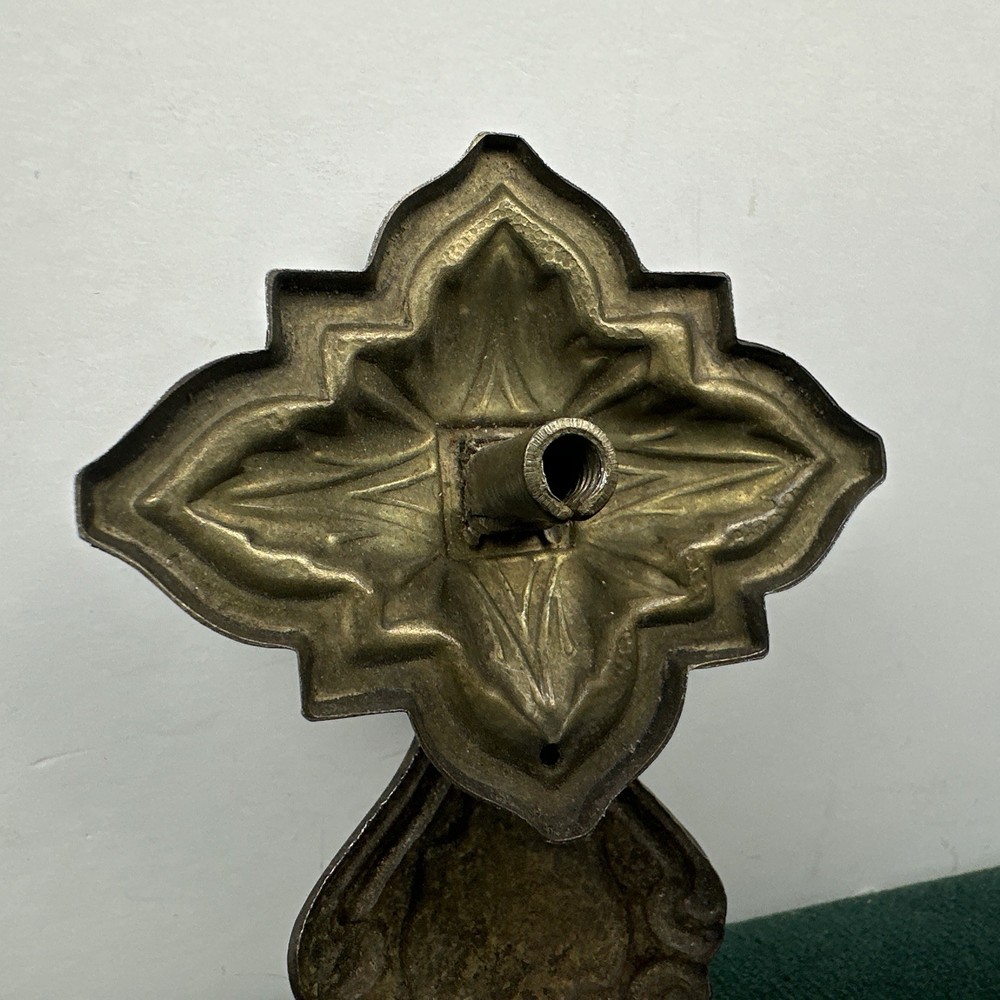 Brass 1920-30’s ART DECO Antique Hardware Pendant Teardrop Drawer Pull
