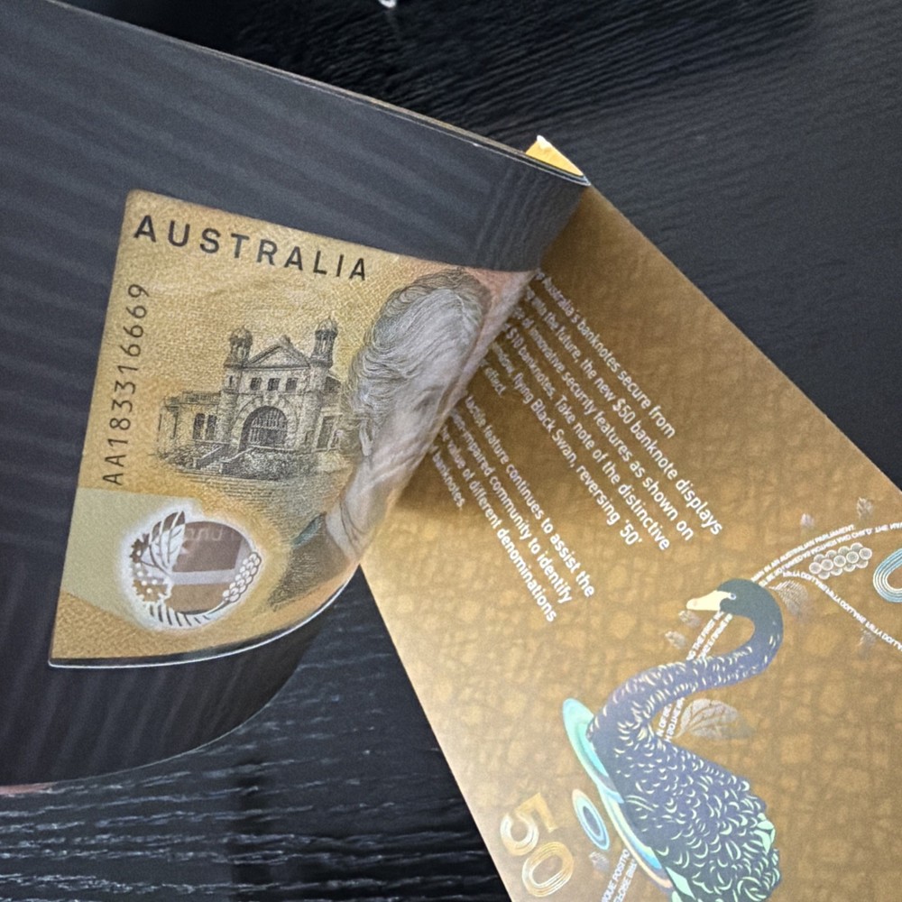 2016 - 2018 $50 Banknotes Folder Last DA16 & First AA18 Prefixes, Perfect Notes