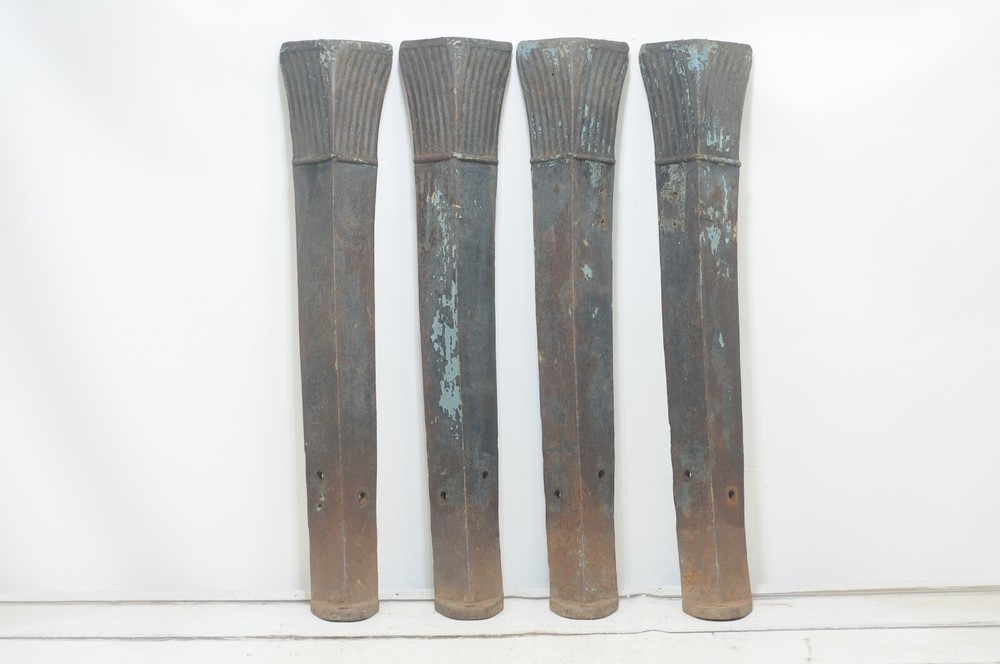 Antique Industrial Table Base Legs Cast Iron Art Deco Style Machine Base Machine