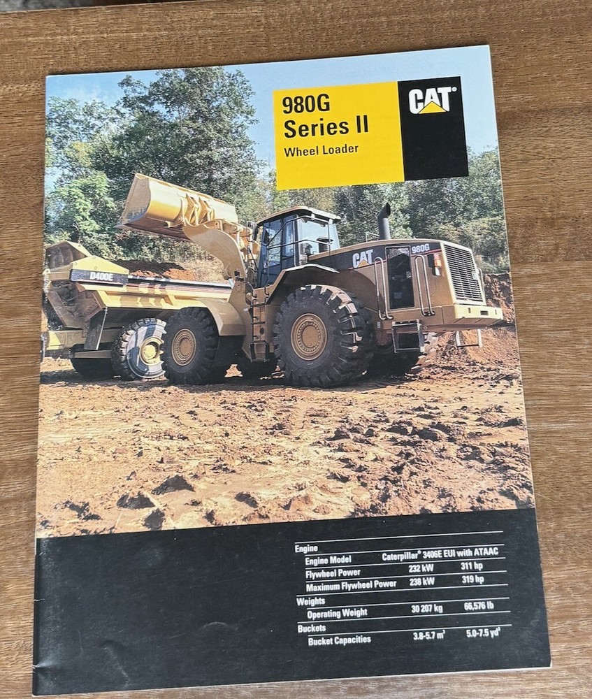 980G Series II Caterpillar Brochure 2001