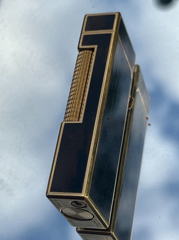 1973 Dunhill Black/Brown( anomaly) Rollagas Lighter, Extremely Rare