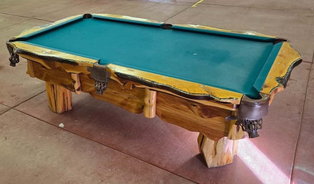 Turquoise Inlaid Pool Table