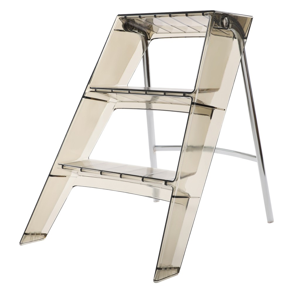 Modern Folding Step Stool, 3 Steps, Space-Saving Design, Durable & Stylish