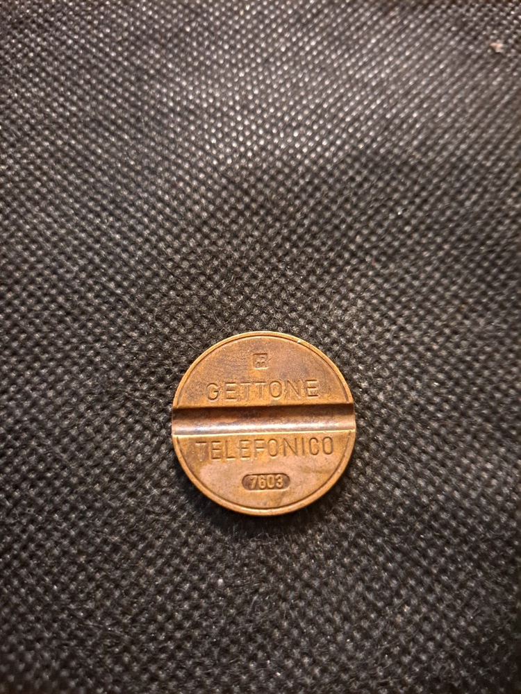 GETTONE TELEFONICO 7603 TOKEN! e8621UXX
