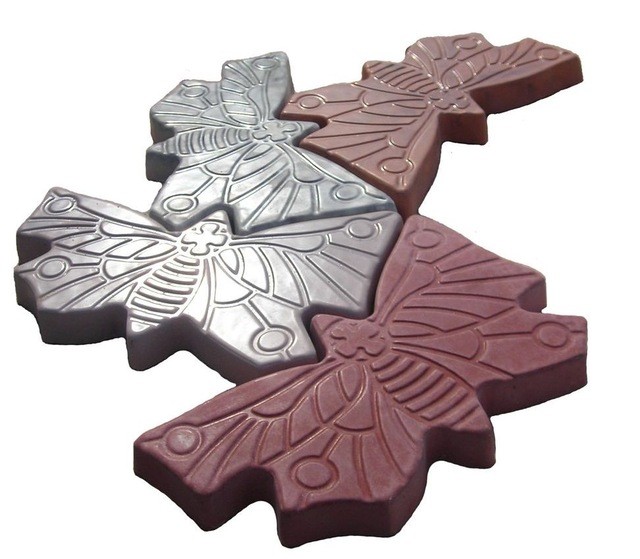 Concrete mold Butterfly Stepping Stone moth Cement garden path ABS S48