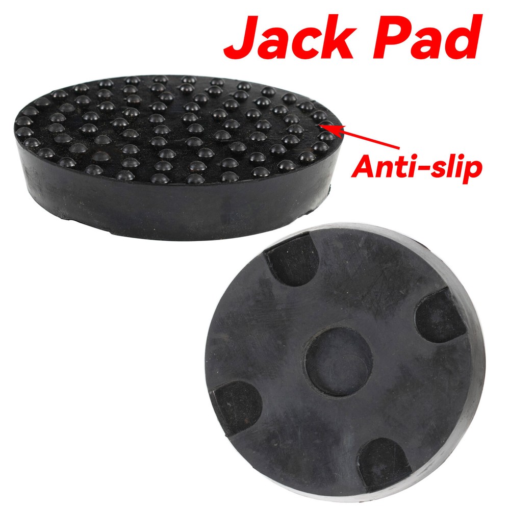 Floor Jack Saddle Rubber Pad Point Fit 4 Tons Jacks Adapter Lifting Protector
