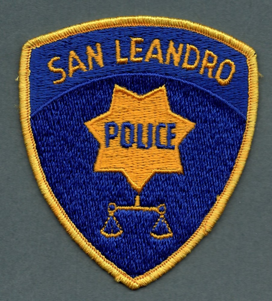 San Leandro California Police Patch