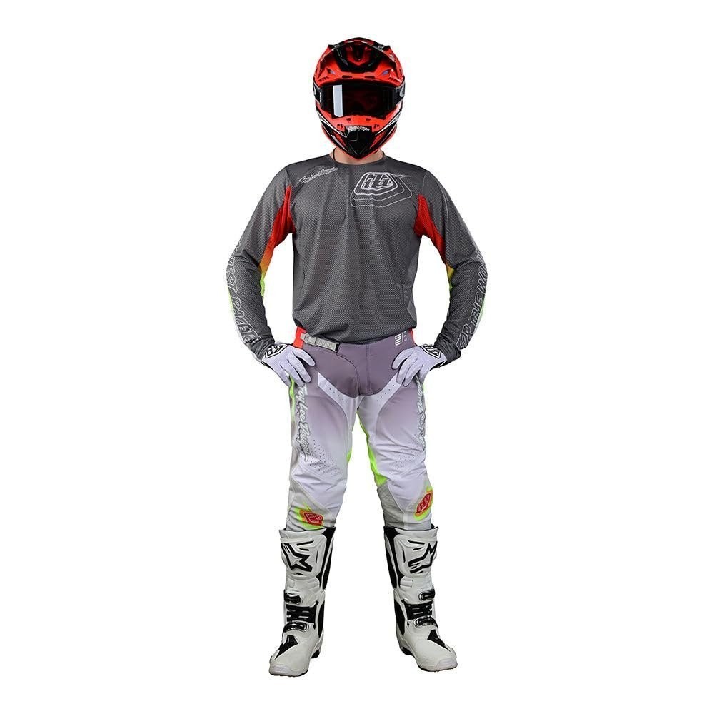 Troy Lee Designs Se Pro Pant, Richter Silver/Fire, 38