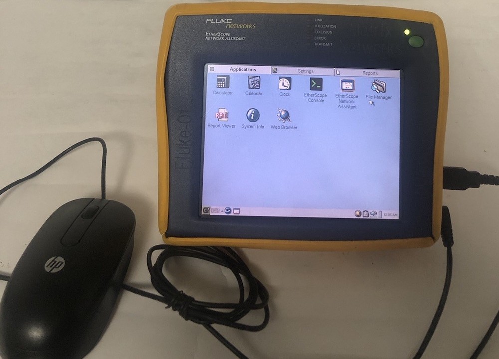 Fluke EtherScope Network Assistant-Tested Touchscreen not working,screen cracked