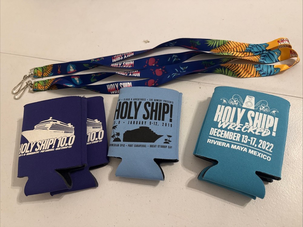 Holy Ship Merch/Souvenir Lot (7 PCS)