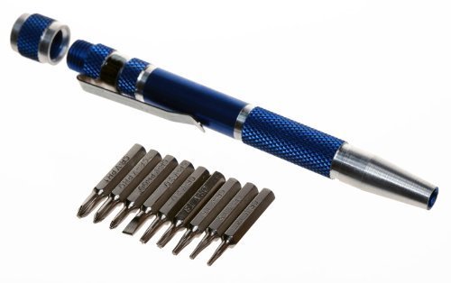 New 10pc Precision Screwdriver Bit Set - Torx, Star, Phillips # 7525TS