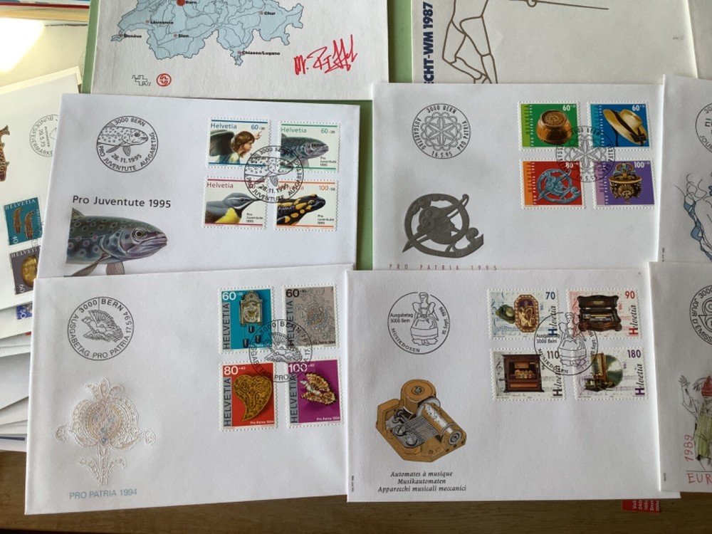 Switzerland postal covers 16 items Ref A2192