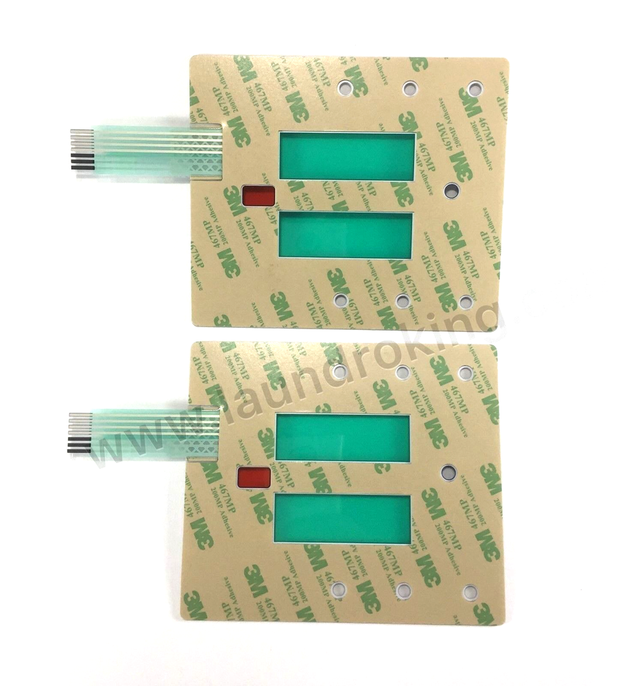 9801-059-006 (2 PCS) DEXTER BLUE MEMBRANE SWITCH (KEYPAD, TOUCHPAD) 9801-059-004