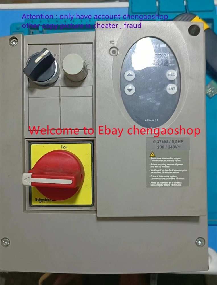 1PC Used ATV31C037M2 (by DHL or Fedex)