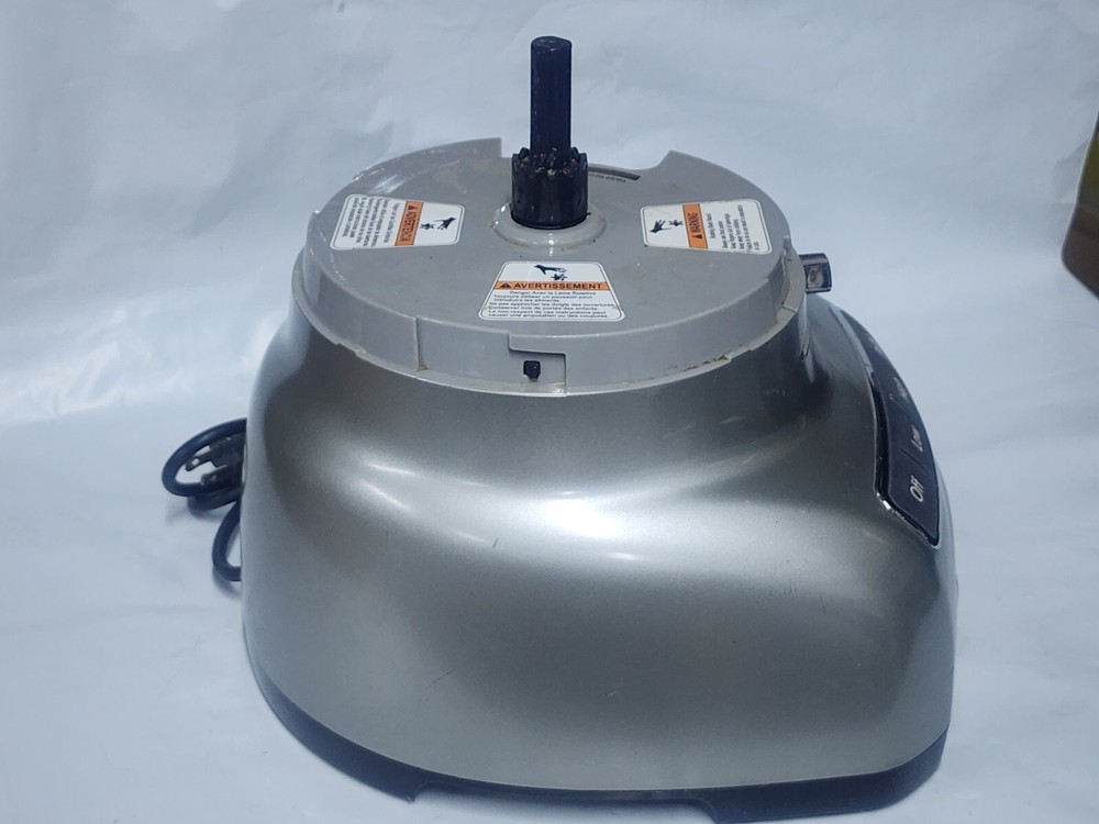 KITCHENAID FOOD PROCESSOR KFP1333CUO SILVER MOTOR BASE ONLY TESTED. WORKING M5.2