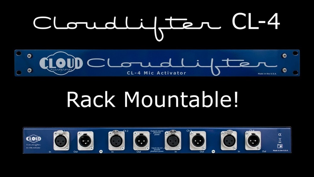 Cloudlifter CL-4 Mic Activator Rack Mount-NIB