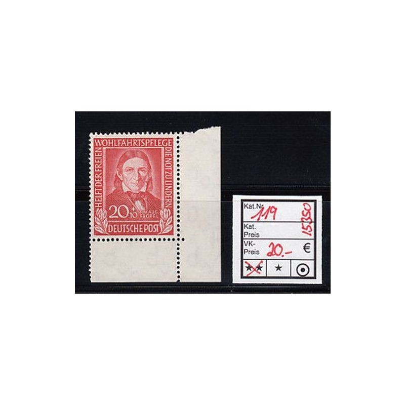 Bundle 1949, Mich. No.: 119 ** Corner Edge