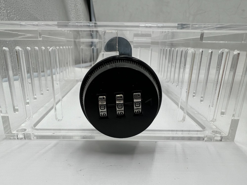 Universal Thermostat Guard Clear Lock Box with Changeable Combination Code Lock