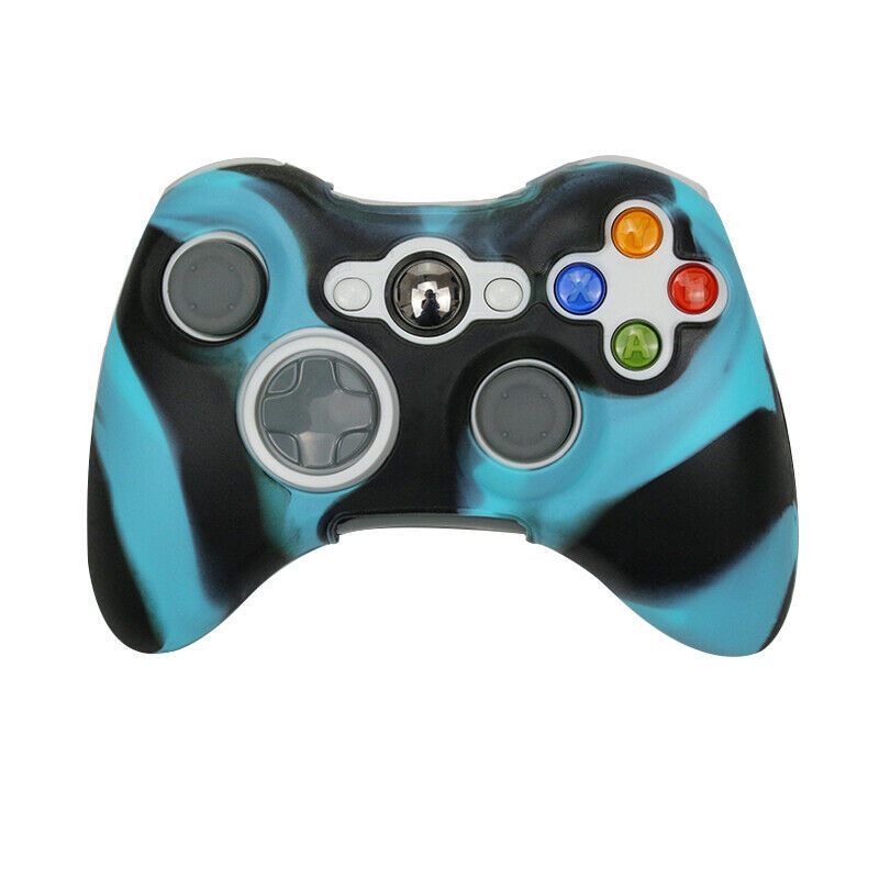 3 Pieces Xbox 360 Silicone Wireless Controller Skin Protective Rubber Case Cover