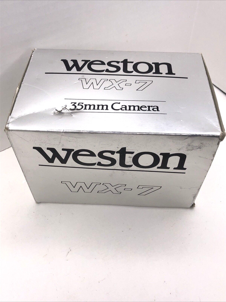 EMPTY BOX Weston WX-7 Camera Manual Prop