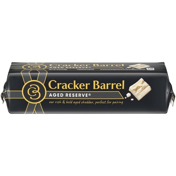 2 packs Cracker Barrel Aged Reserve Cheddar 2x8oz (1.0 lb)