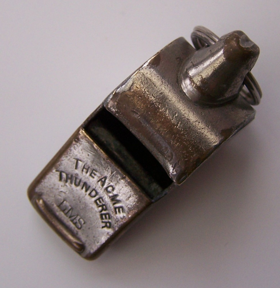 VINTAGE LMS RAILWAY WHISTLE THE ACME THUNDERER BIRMINGHAM
