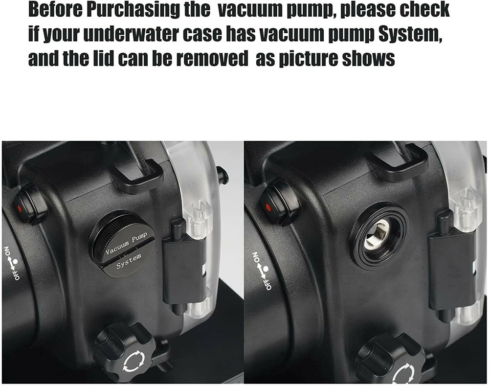 SeaFrogs Vacuum Pump System VPS-100 for Underwater Camera Housings Case