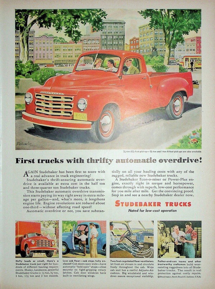 Original Studebakers AD: 1950 Studebaker 2R series Truck