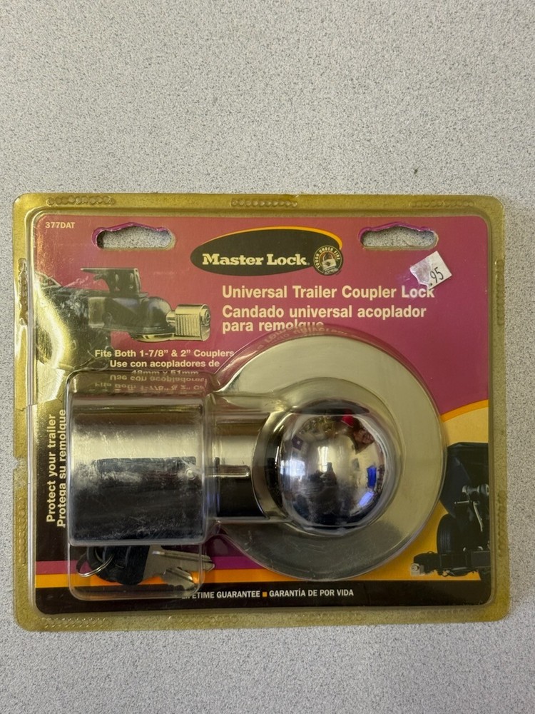 Masterlock Universal Trailer Coupler Lock Quanity 2