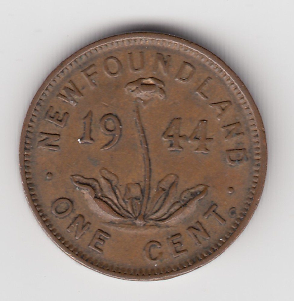 1944C Newfoundland One Cent