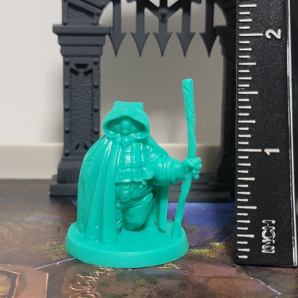 Bearfolk Wizard Warlock Sorcerer Miniature Dungeons & Dragons DND Pathfinder