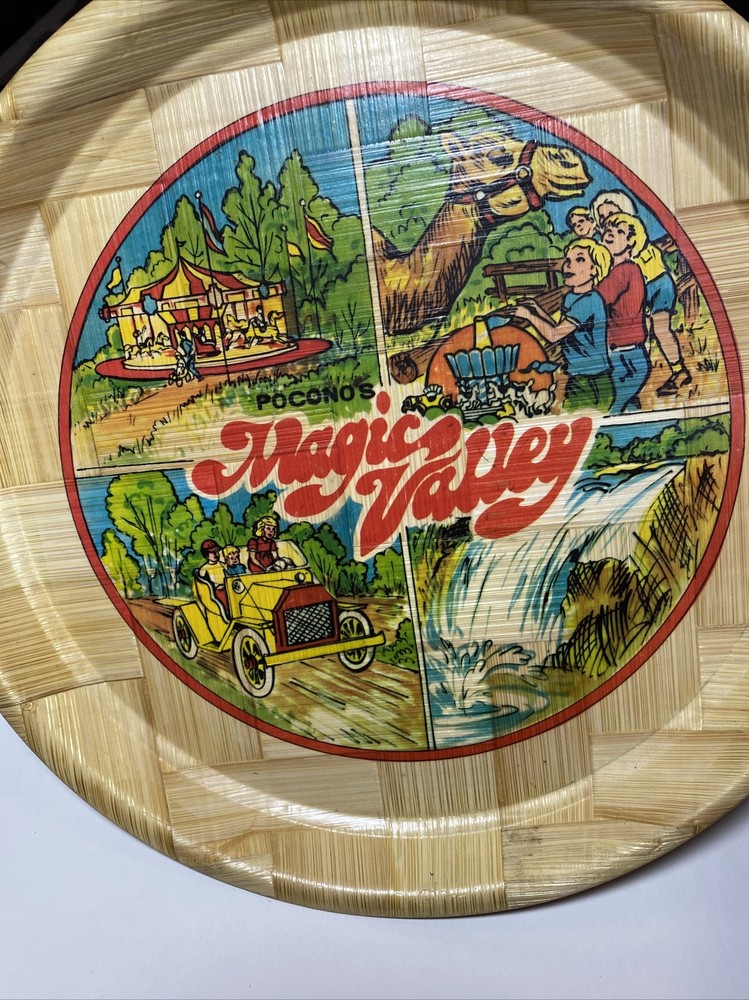 Vintage Poconos Magic Valley 13 inch Tray